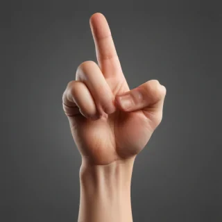 pointing finger png