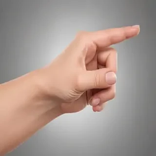 point finger png