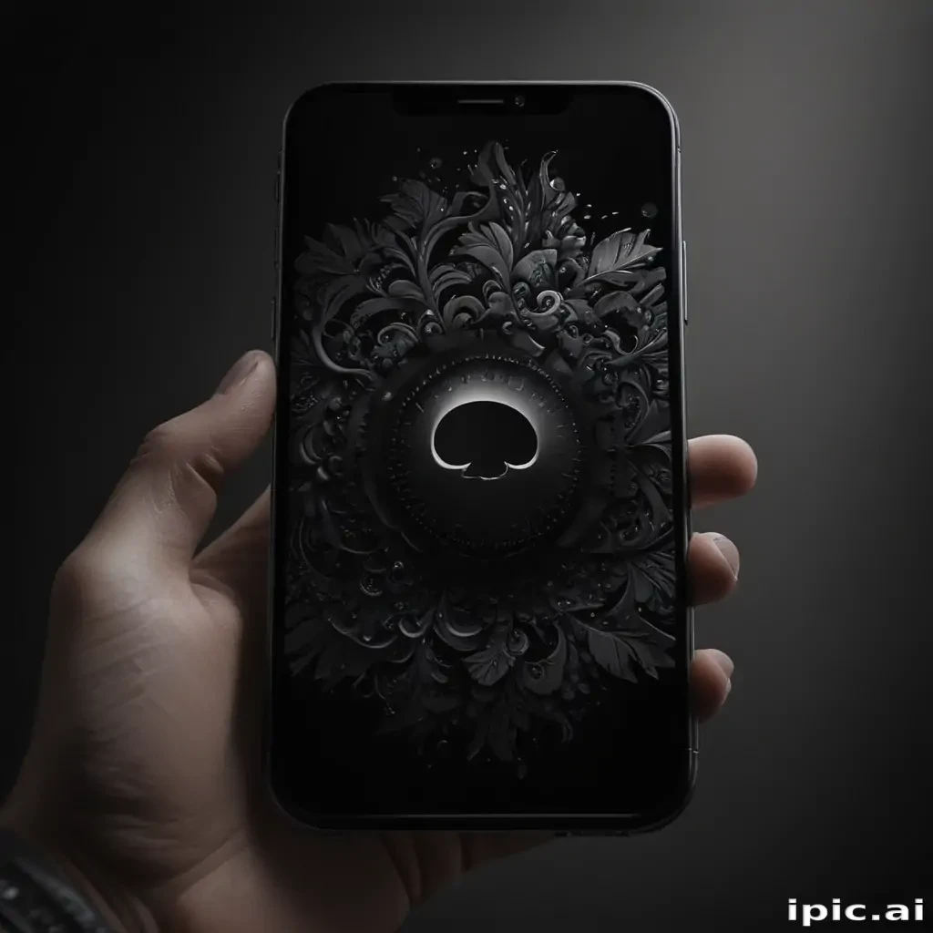 black iphone wallpapers 4k
