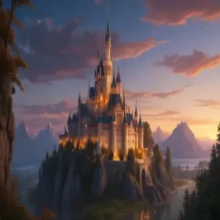 castle in cartoon