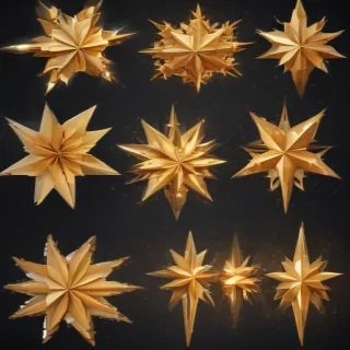 christmas stars clip art