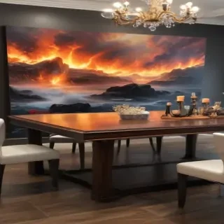 background with table