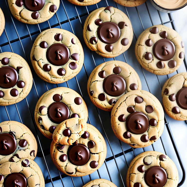 keto peanut butter chocolate chip cookies