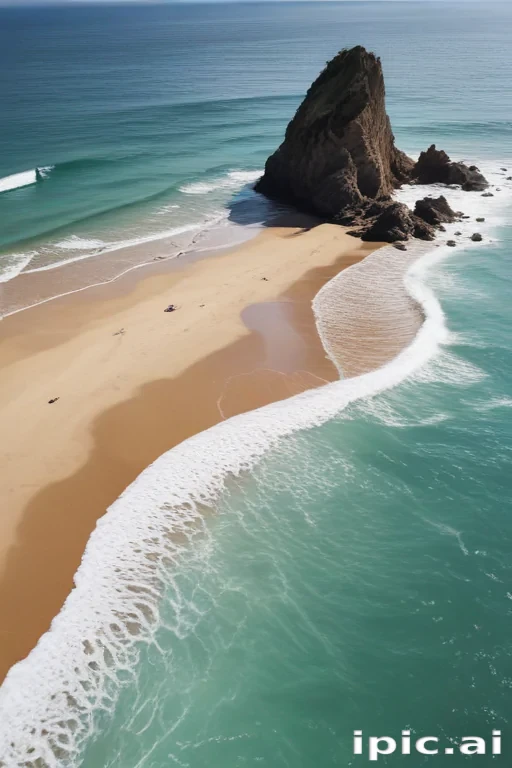 beach iphone