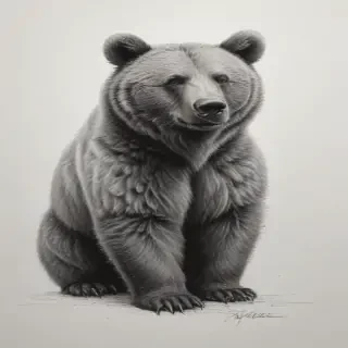 bear drawing