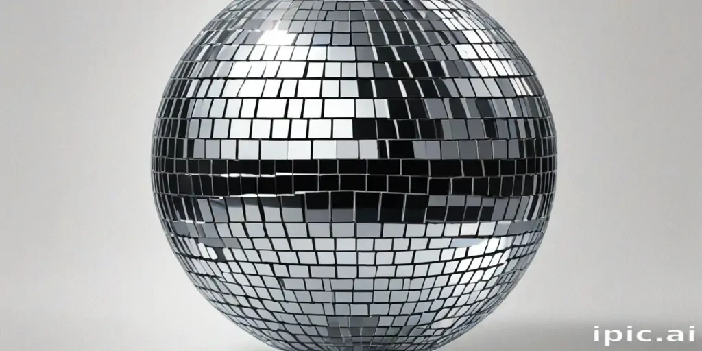 transparent background disco ball png