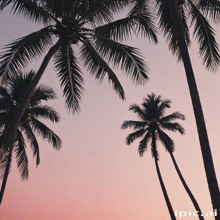 aesthetic palm tree wallpaper