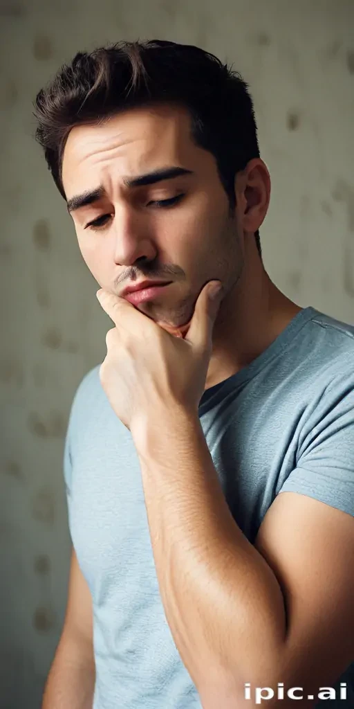 man in sad