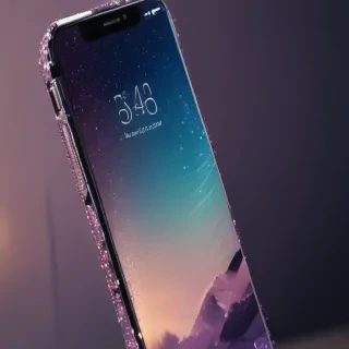 sparkly iphone background