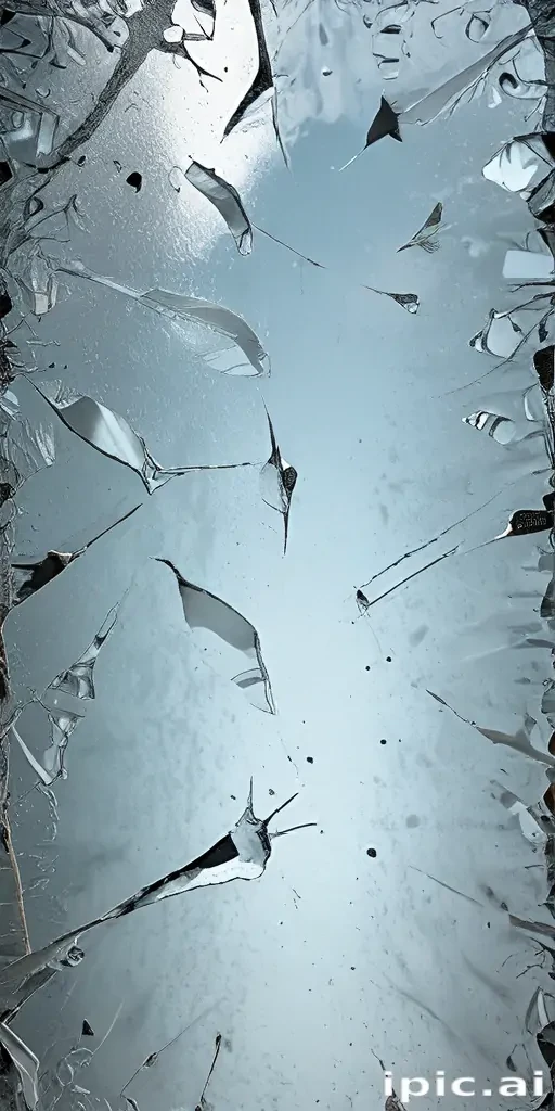wallpaper broken glass
