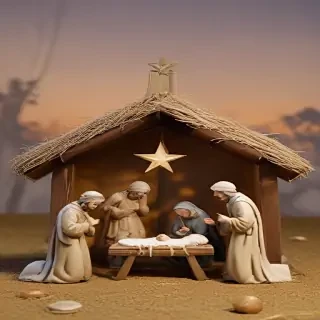 free christmas nativity scene