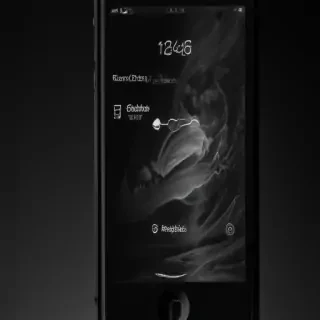 black phone wallpaper