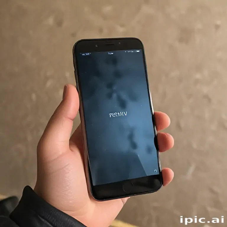 holding phone