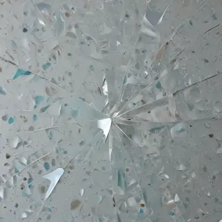broken glass overlay