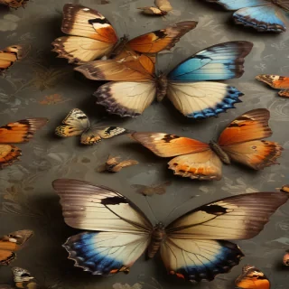 butterfly wall paper