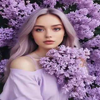 lilac aesthetic