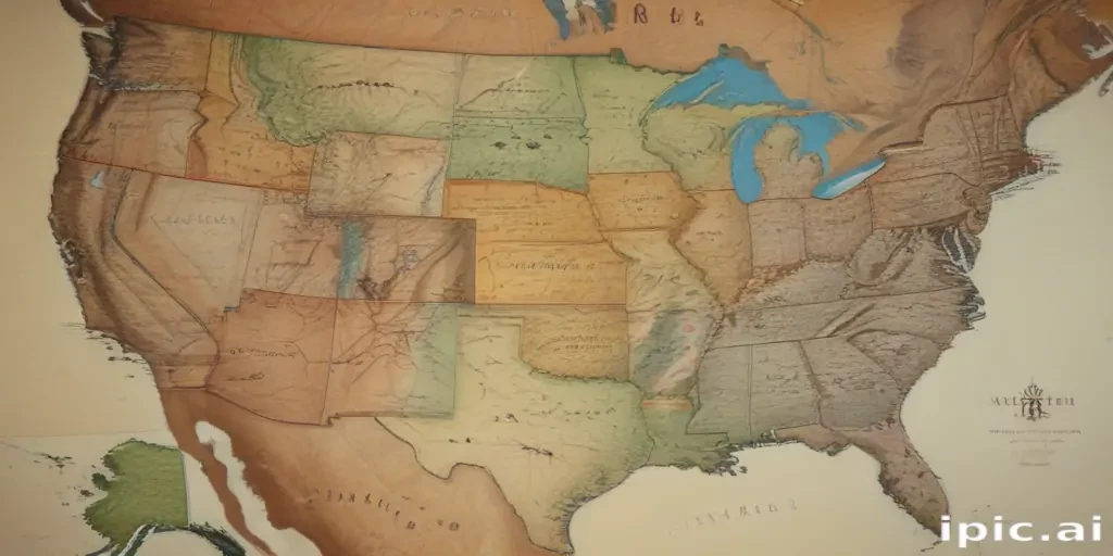 map united states