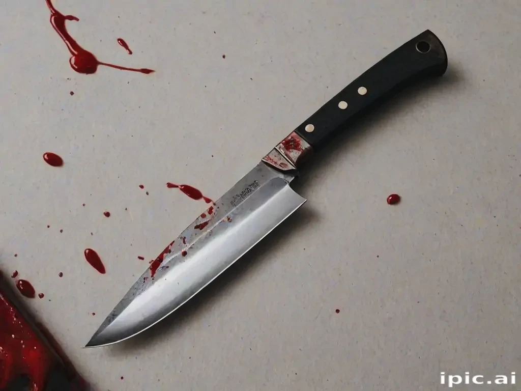 bloody knife aesthetic