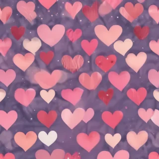 aesthetic hearts wallpaper