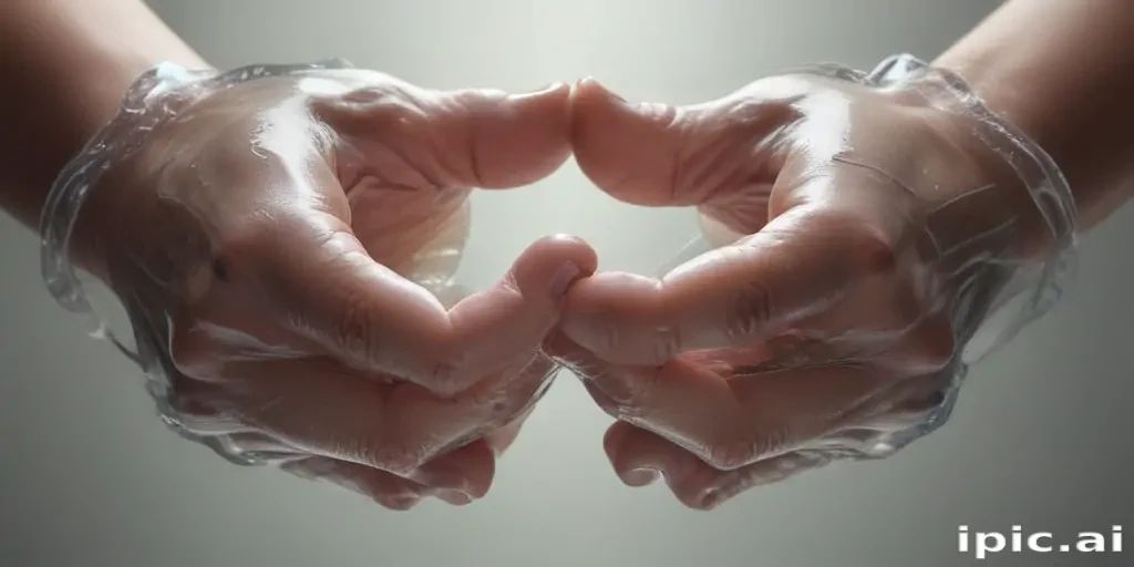 transparent prayer hands