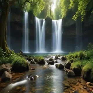 desktop waterfall backgrounds