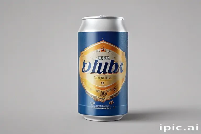 beer can mockup