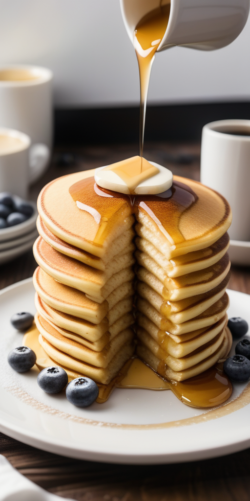 pancakes with half and half