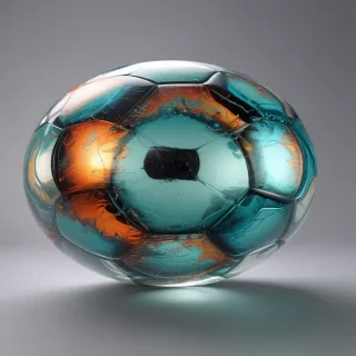 transparent soccer ball
