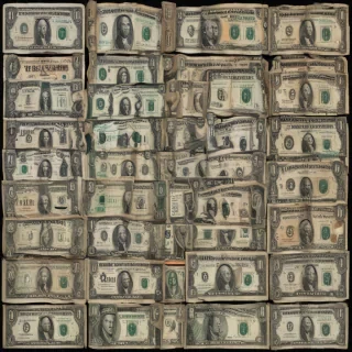 money with transparent background