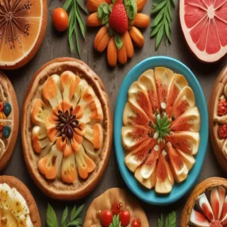 animated food