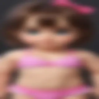 little girl in bikini ai