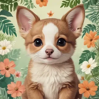 cute animal background