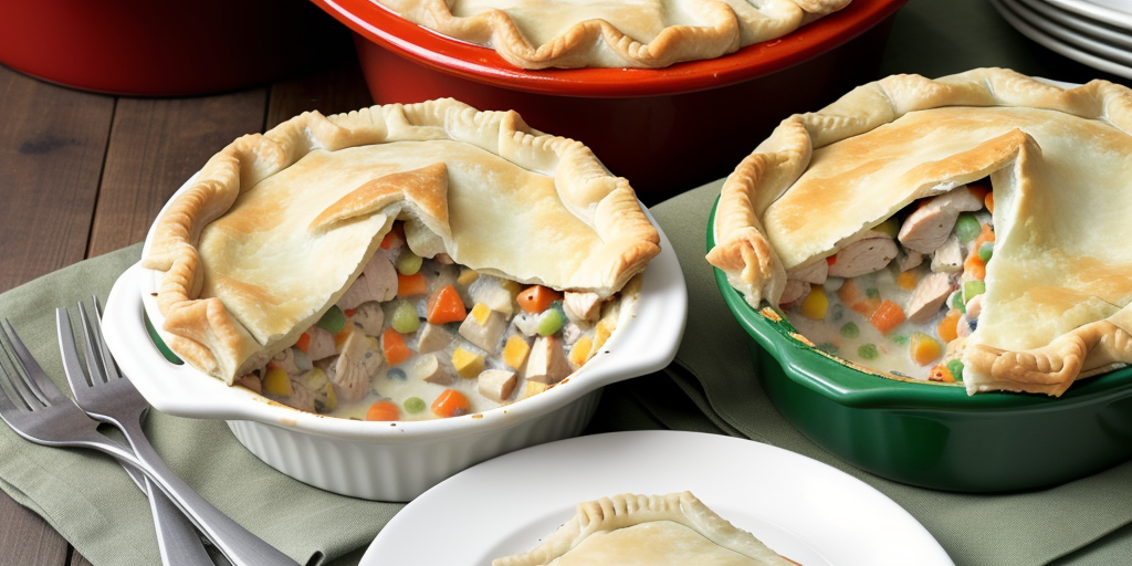 what do you serve with chicken pot pie
