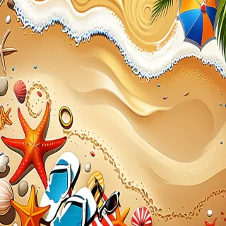 summer beach background