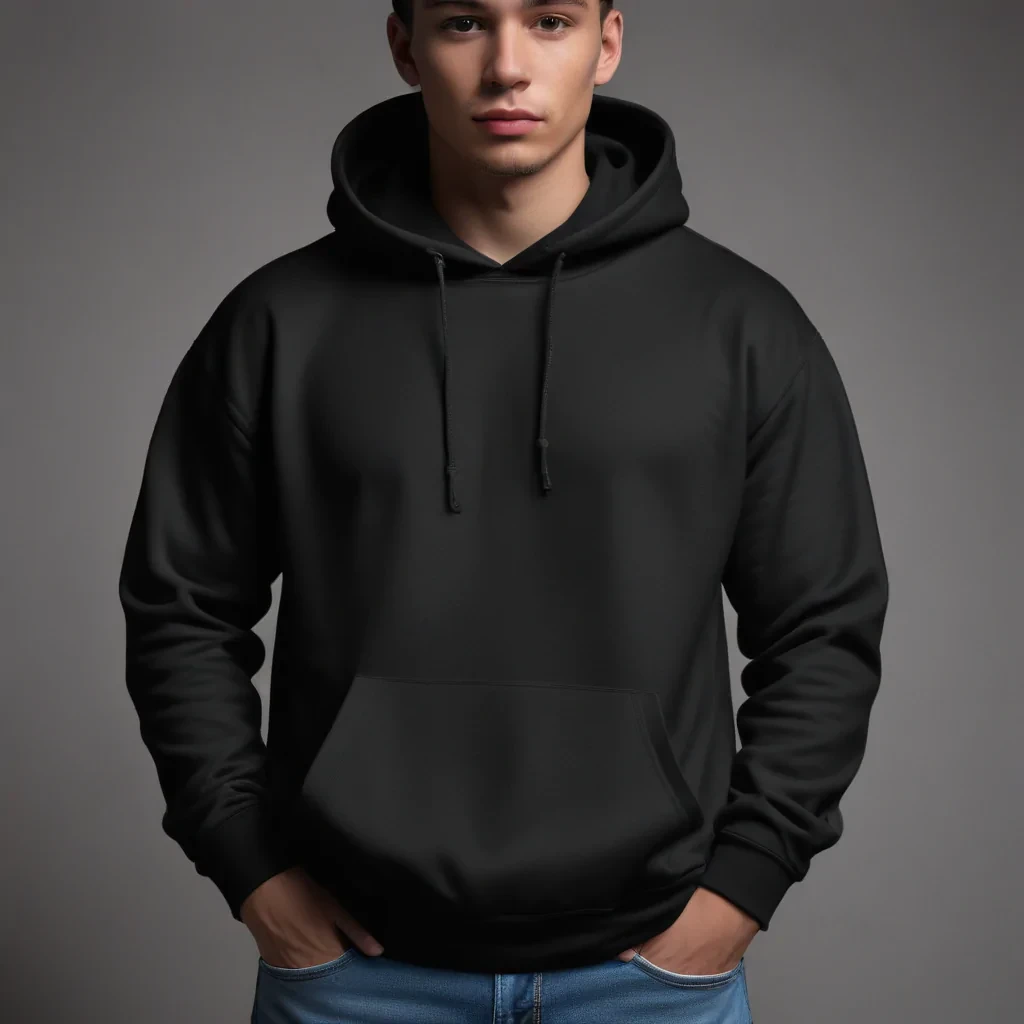 black hoodie mockup png