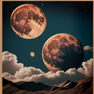 vintage moon