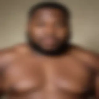 black fat man