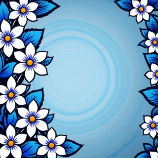 background flower blue