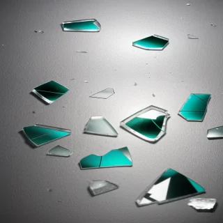 broken glass texture