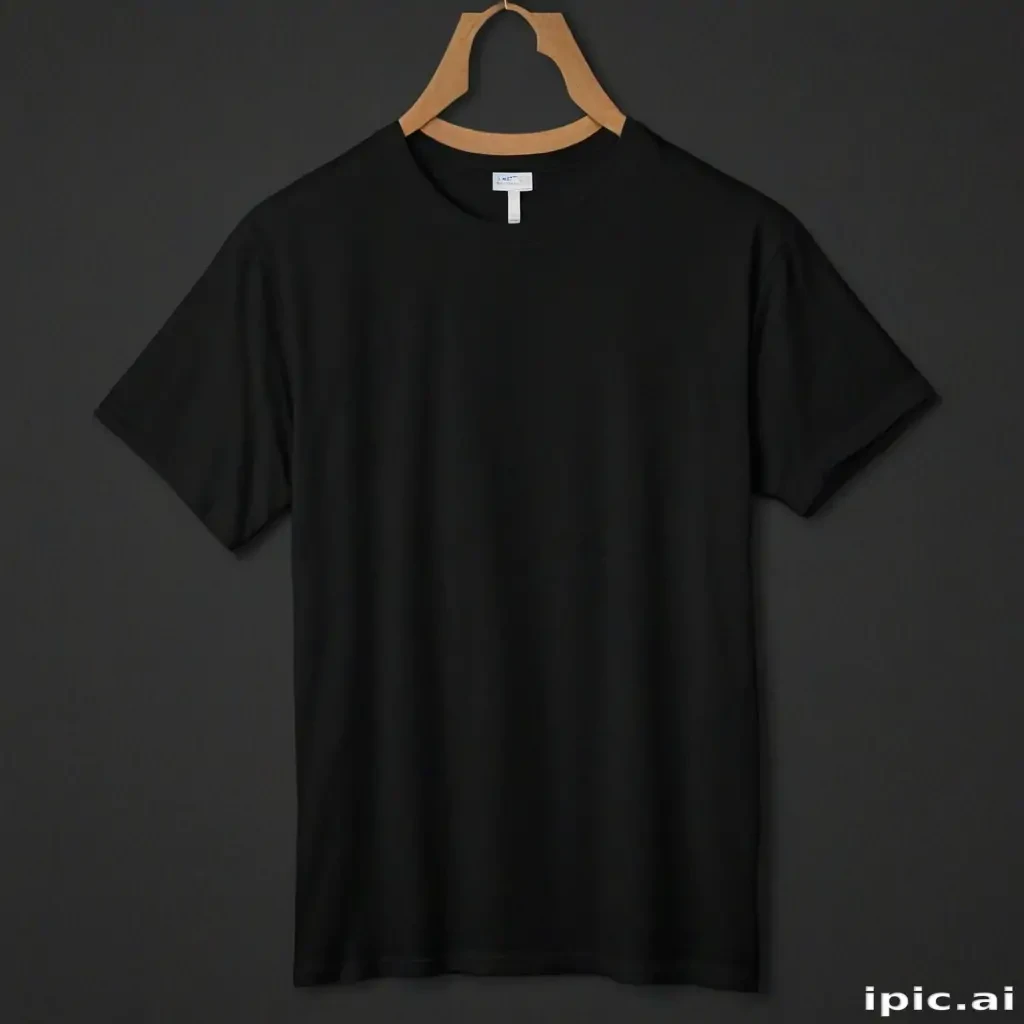 black tee png