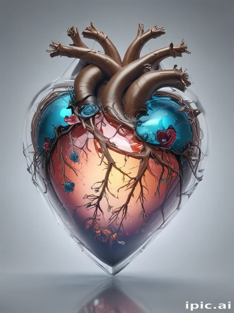 aesthetic transparent heart