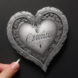 hand drawn heart