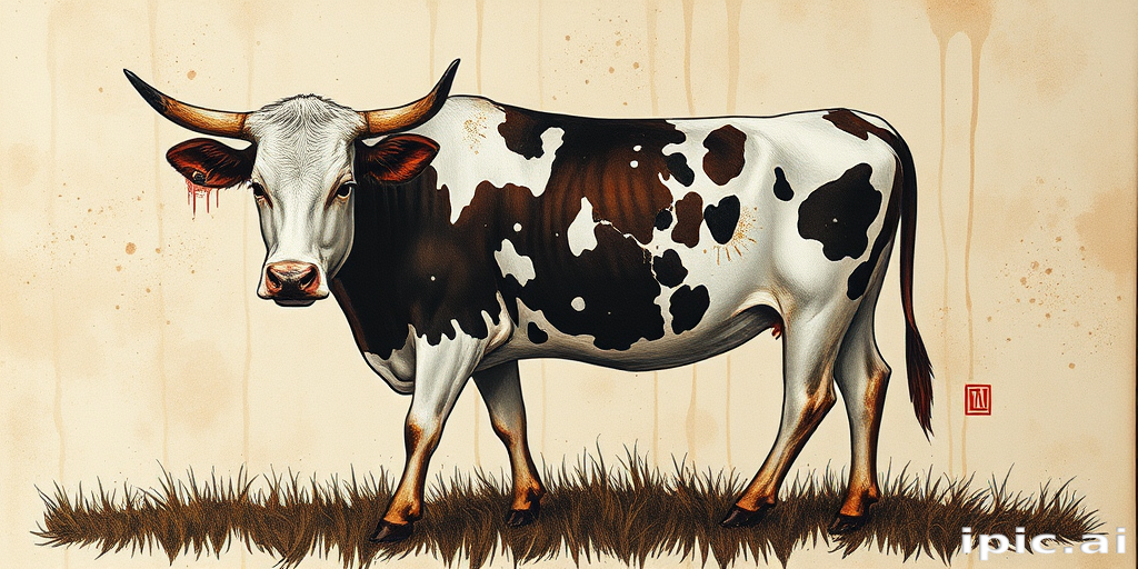 aesthetic cow print