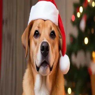 pictures of dogs christmas