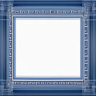 blue border