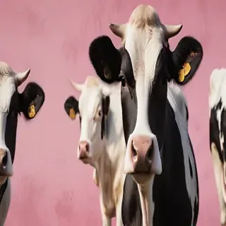 aesthetic cow print wallpaper