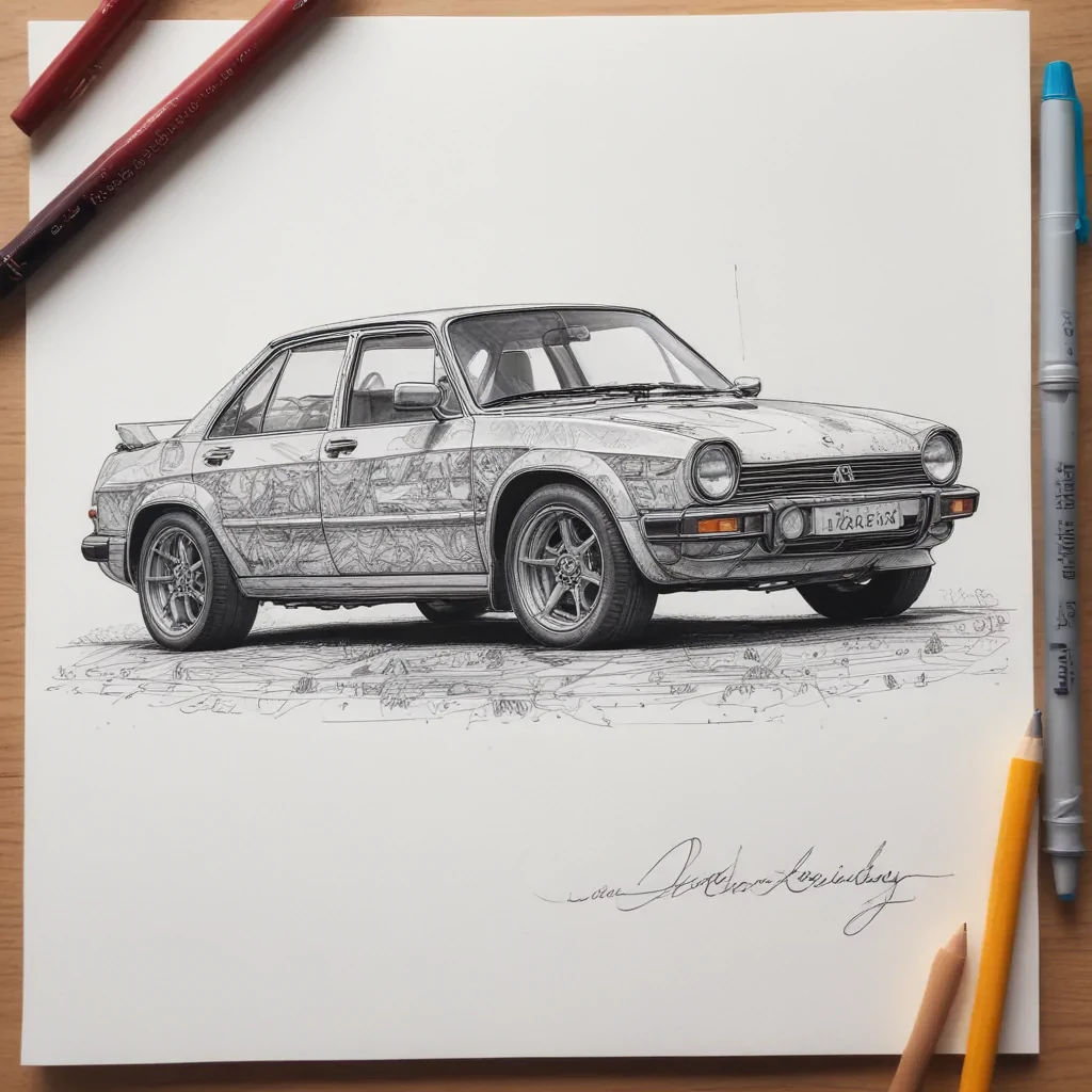 car doodle