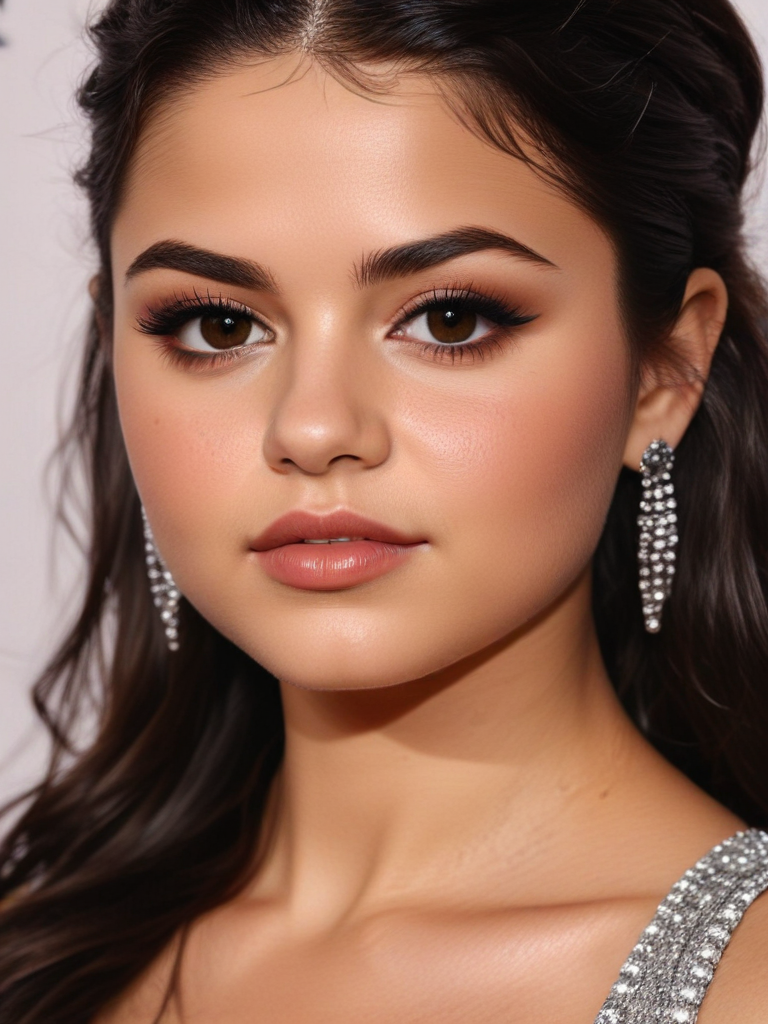 selena gomez brow