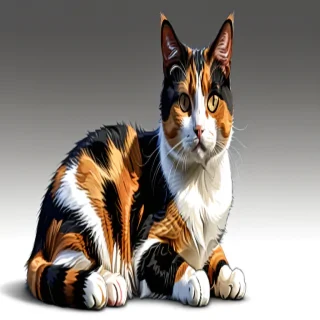 calico cat png