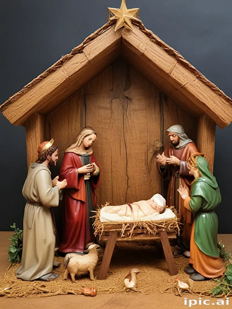 images of the manger scene